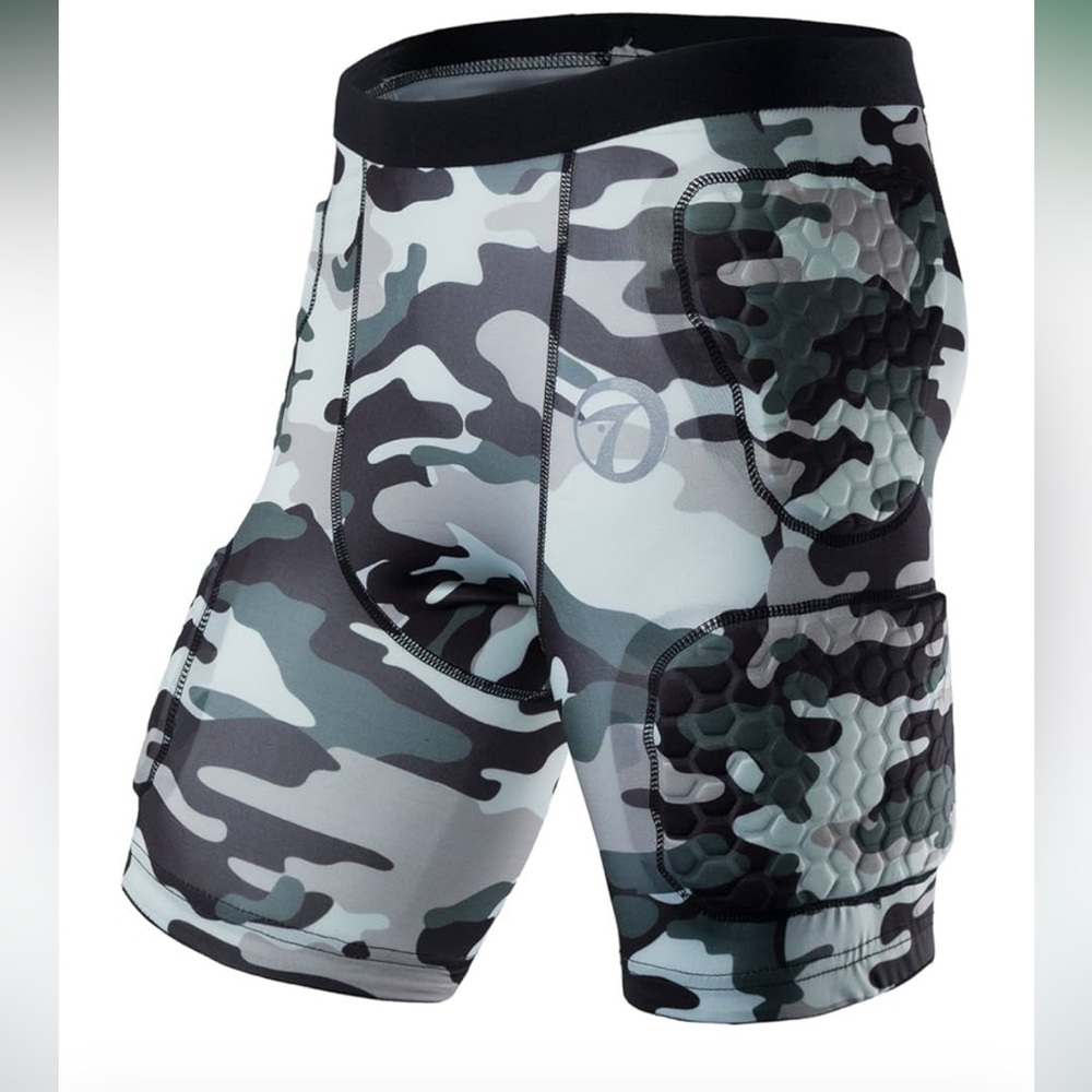TUOY Football Girdle 5-Pads Girdle Hip and Thigh Protector for Baseball Football